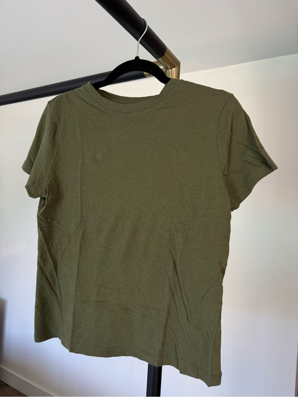 a new day Olive Crew Neck Short Sleeve Tee